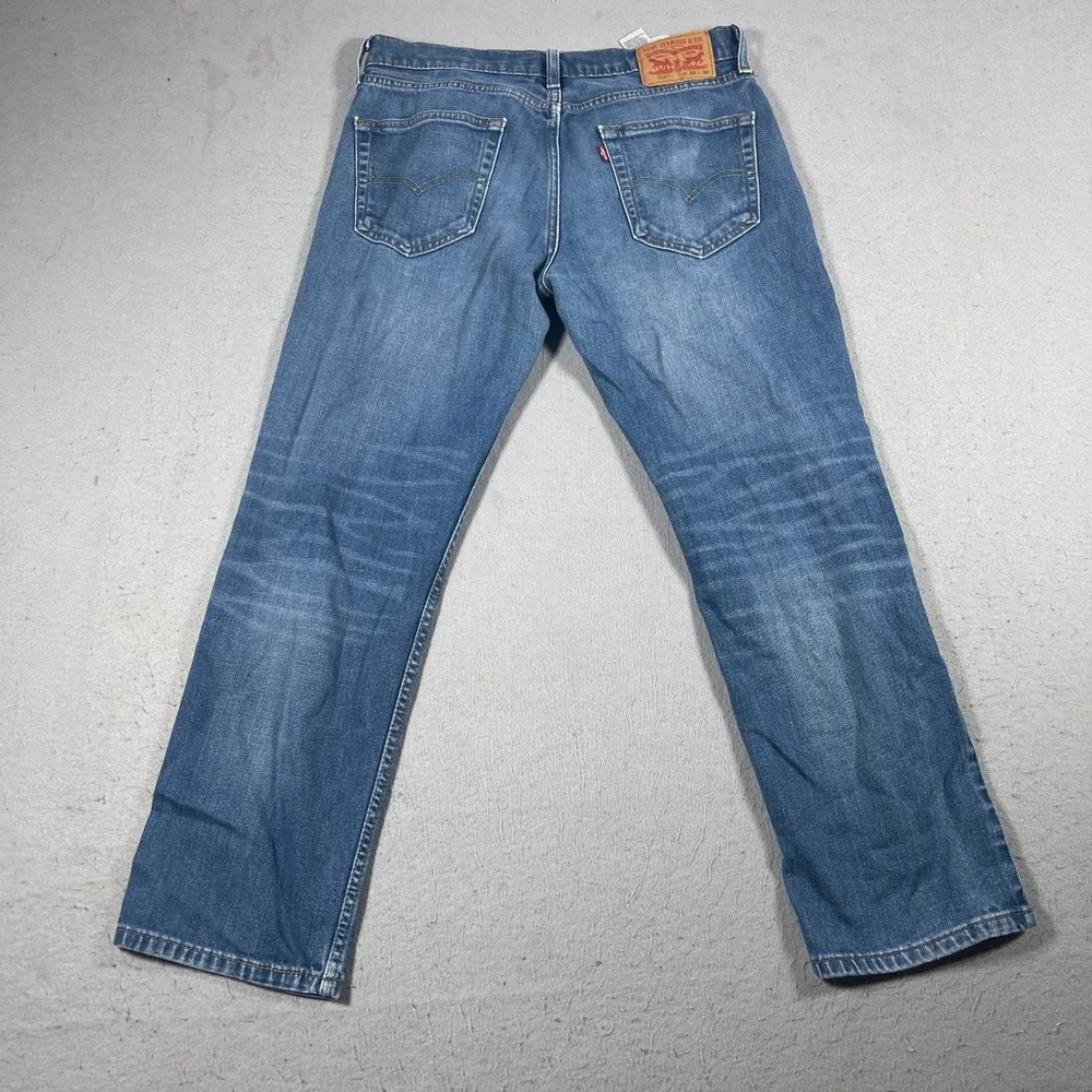 Levi's 514 Straight Fit‎ Jeans Mens 33x30 Medium Wash Denim Classic Western